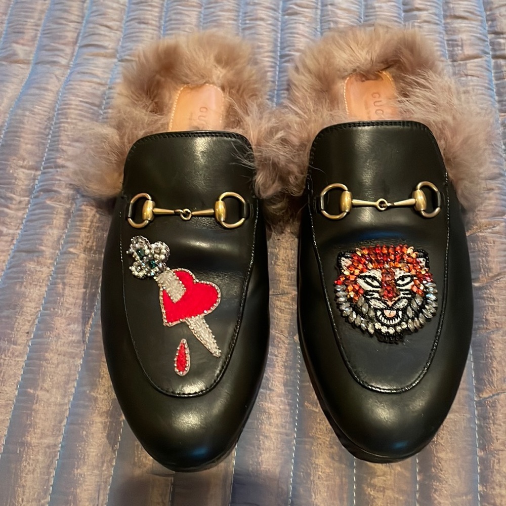 Gucci Princeton jewel mule slides